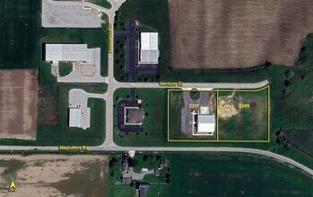 2249 Venture Dr, Bowling Green, OH - Vue aérienne vue de carte