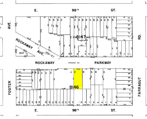 1314 Rockaway Pkwy, Brooklyn, NY à vendre - Plan cadastral – Image 2 sur 21