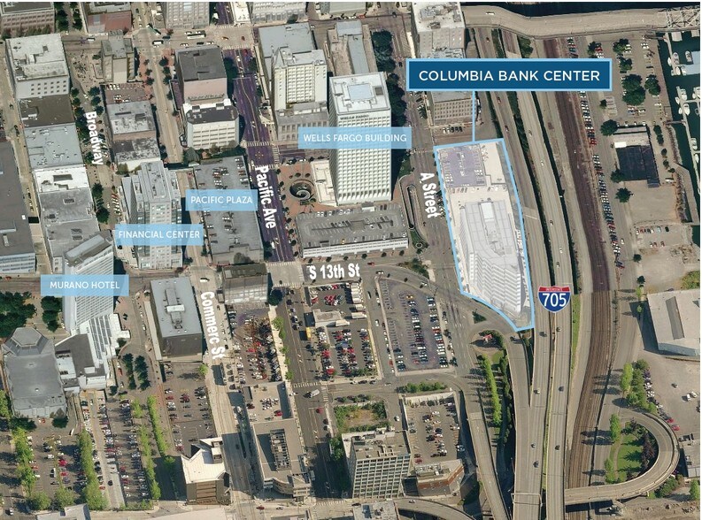 1301 A St, Tacoma, WA à louer - Aérien – Image 2 sur 13