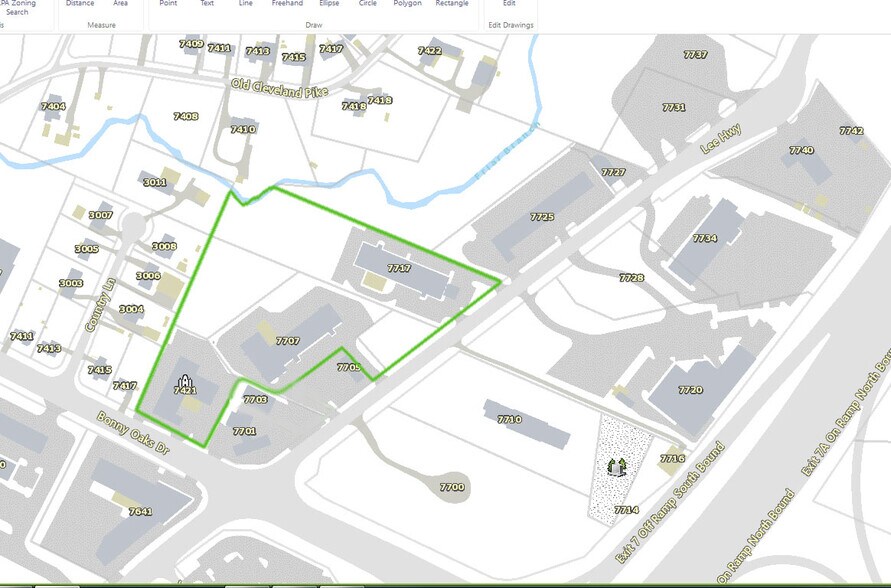 Bonny Oaks Dr & Lee Hwy - Hospitality portefeuille de 3 biens à vendre sur LoopNet.fr - Plan cadastral – Image 2 sur 7