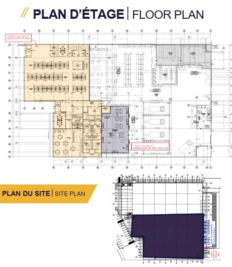 970-980 Pl Paul-Kane, Laval, QC à louer Plan d’étage– Image 1 sur 1
