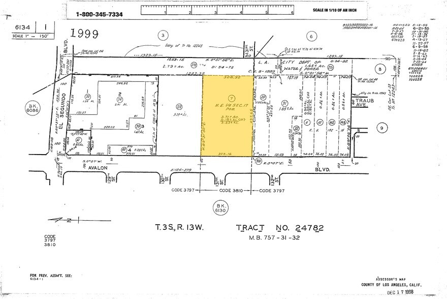 13104 Avalon Blvd, Los Angeles, CA à louer - Plan cadastral – Image 3 sur 8