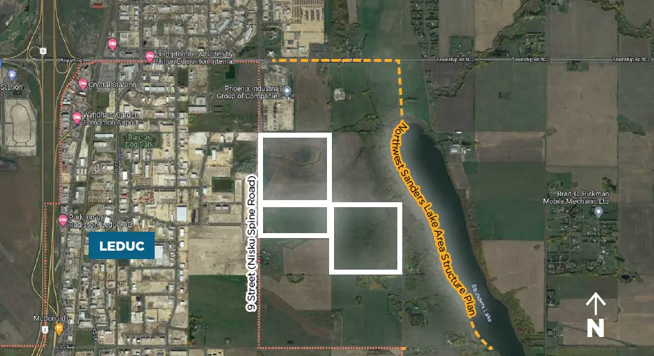 Township Road 502, Leduc, AB à vendre Aérien– Image 1 sur 2