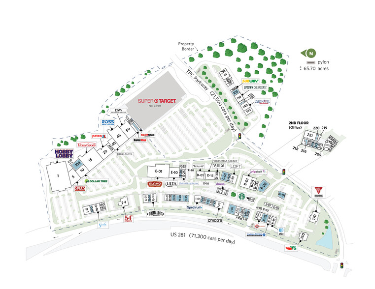 22610 US Hwy 281 N, San Antonio, TX à louer - Plan de site – Image 2 sur 54