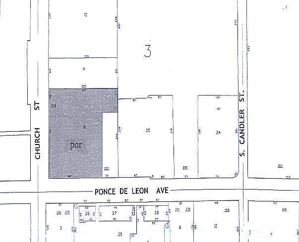 200 E Ponce De Leon Ave, Decatur, GA à louer - Plan cadastral – Image 3 sur 17