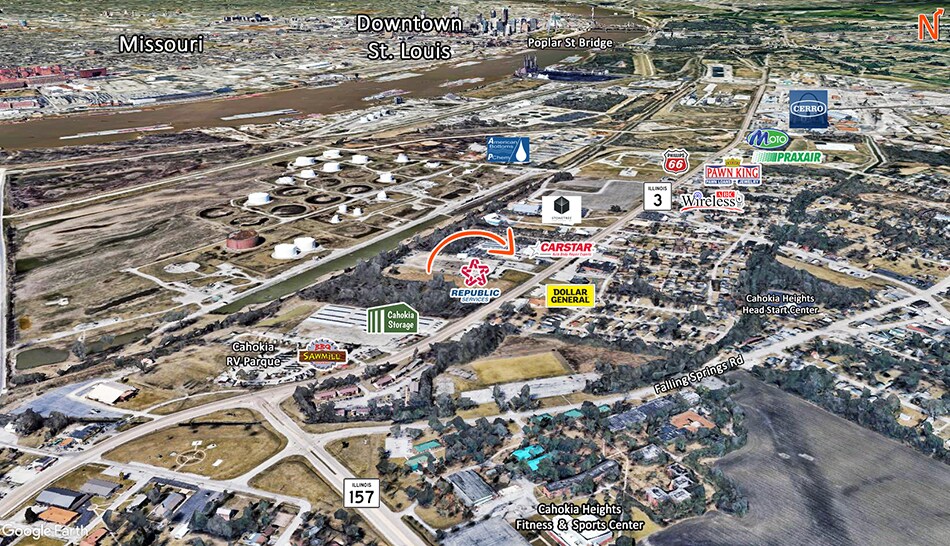 3942 Mississippi Ave, Cahokia Heights, IL à vendre - Photo de l’immeuble – Image 2 sur 6