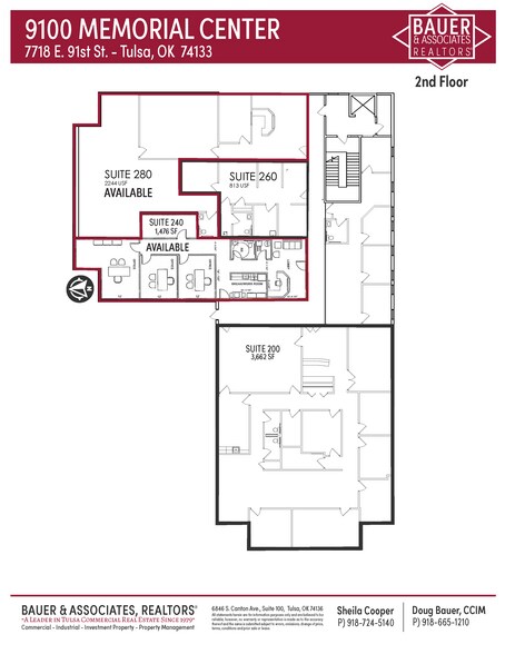 7718 E 91st St, Tulsa, OK à louer - Plan d’étage – Image 3 sur 5