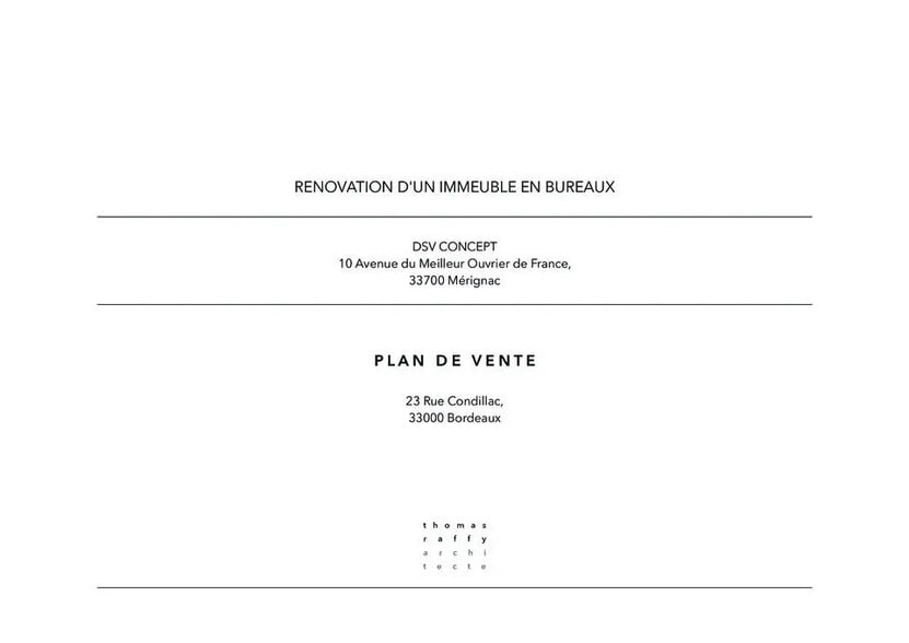 Local commercial dans Bordeaux à louer - Plan d’étage – Image 2 sur 14