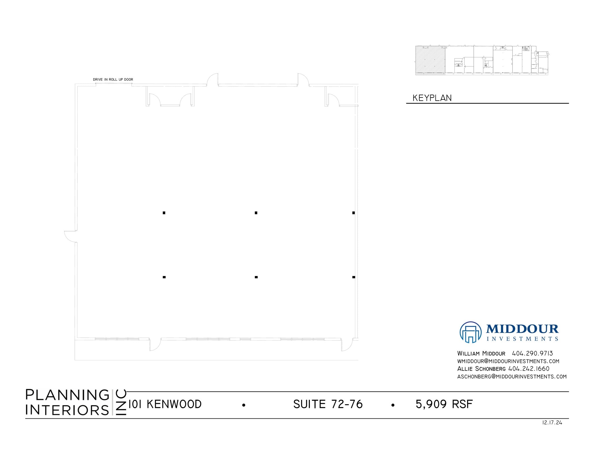 101 Kenwood Rd, Fayetteville, GA à louer Plan de site– Image 1 sur 5