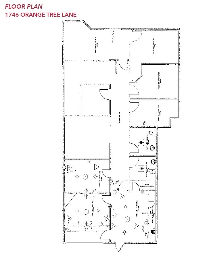 1765-1795 Orange Tree Ln, Redlands, CA à louer Plan d’étage– Image 1 sur 1