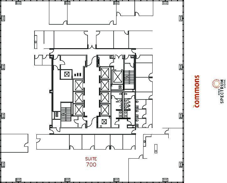 400 Spectrum Center Dr, Irvine, CA à louer Plan d’étage– Image 1 sur 1