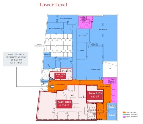 10080 Jasper Ave NW, Edmonton, AB à louer Plan d’étage– Image 1 sur 1