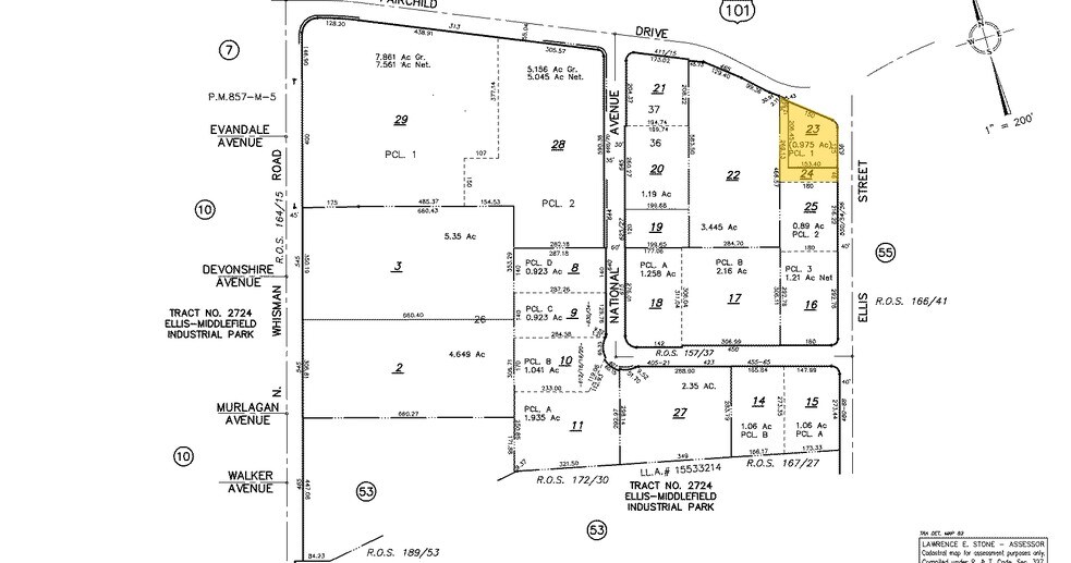 636 Ellis St, Mountain View, CA à louer - Plan cadastral – Image 2 sur 5