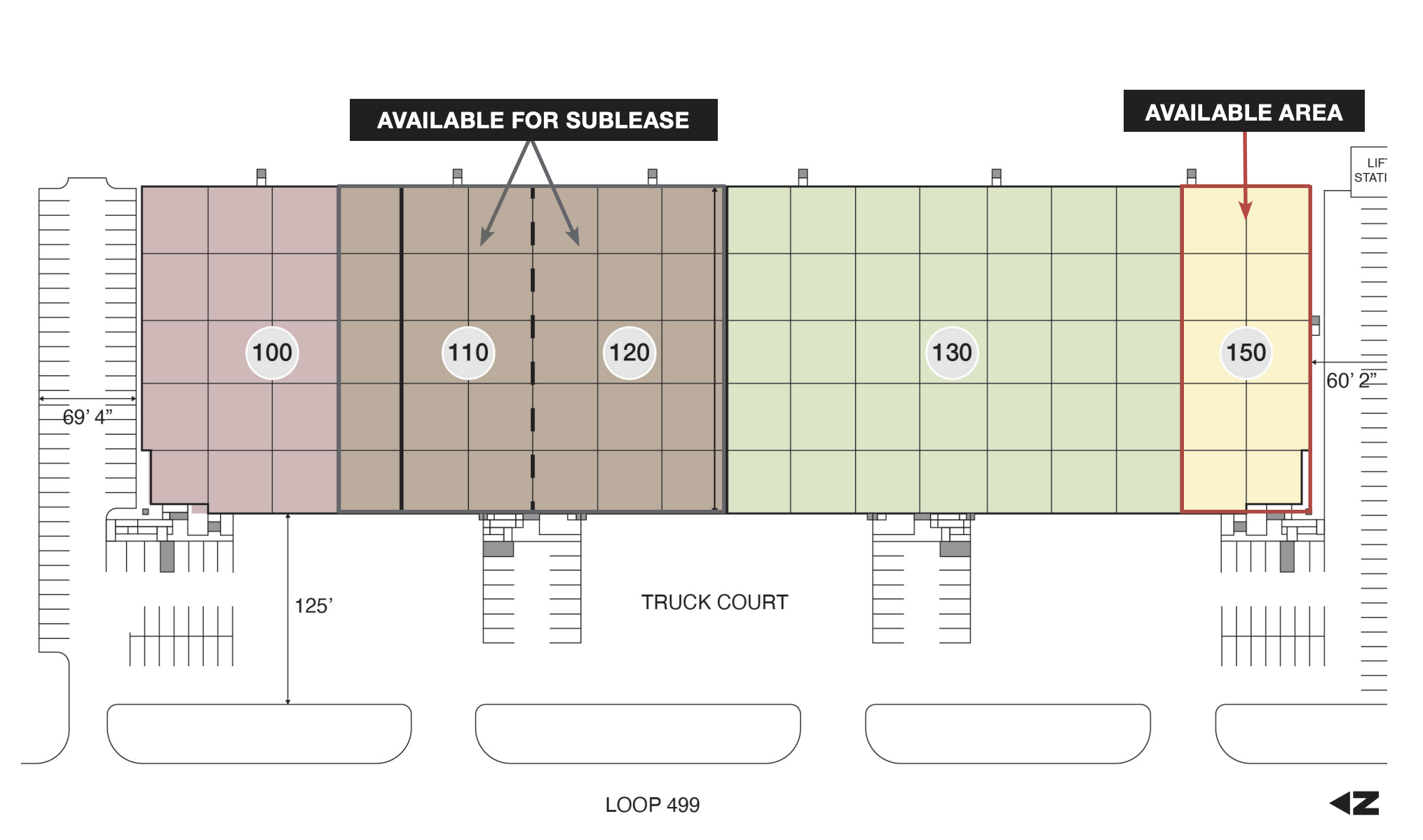 1805 N Loop 499, Harlingen, TX à louer Plan de site– Image 1 sur 2
