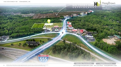 3106 Southwest Drive, Jonesboro, AR - VUE AÉRIENNE  vue de carte - Image1