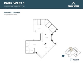 1501-1507 Lyndon B Johnson Fwy, Dallas, TX à louer Plan d’étage– Image 1 sur 1