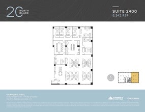 20 N Clark St, Chicago, IL à louer Plan d’étage– Image 1 sur 2