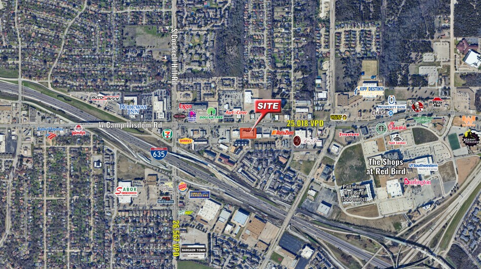 4110-4120 W Camp Wisdom Rd, Dallas, TX à vendre - Aérien – Image 2 sur 3