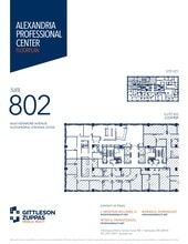 4660 Kenmore Ave, Alexandria, VA à louer Plan d’étage– Image 1 sur 1