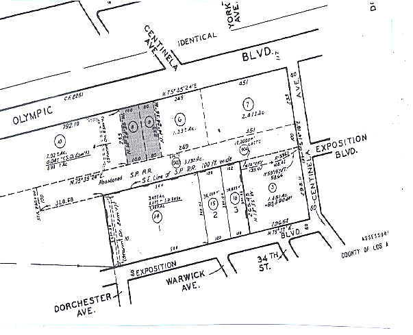 3200 Olympic Blvd, Santa Monica, CA à louer - Plan cadastral – Image 2 sur 5