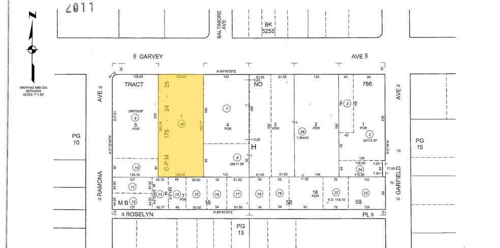 216-222 W Garvey Ave, Monterey Park, CA à louer - Plan cadastral – Image 3 sur 3