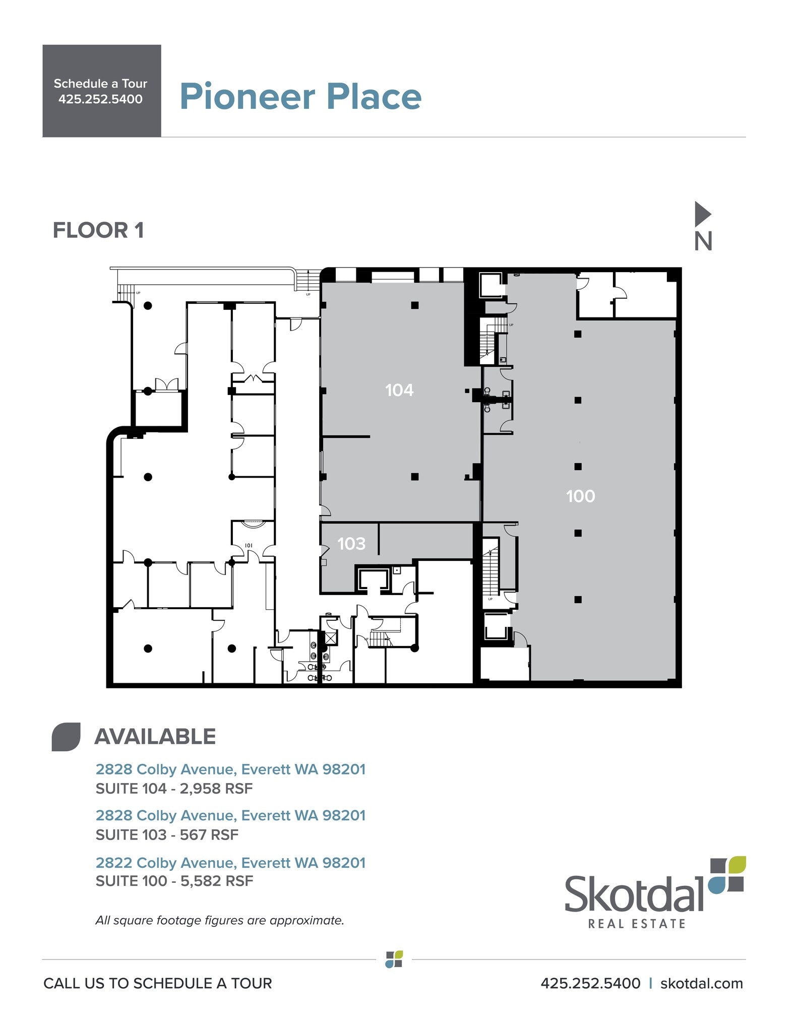 2822 Colby Ave, Everett, WA à louer Plan de site– Image 1 sur 1