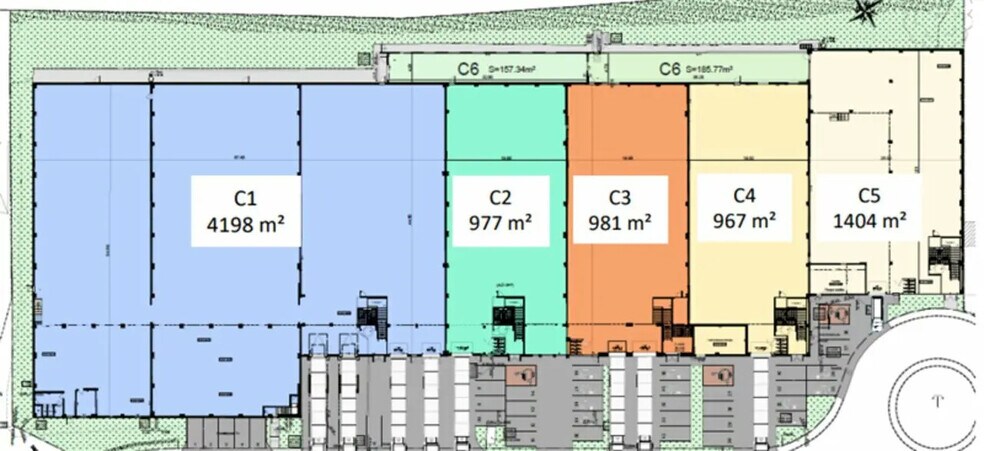 Industriel/Logistique dans Capinghem à louer - Plan d’étage – Image 2 sur 2