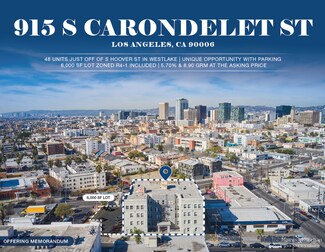 Plus de détails pour 915 S Carondelet St, Los Angeles, CA - Logement à vendre