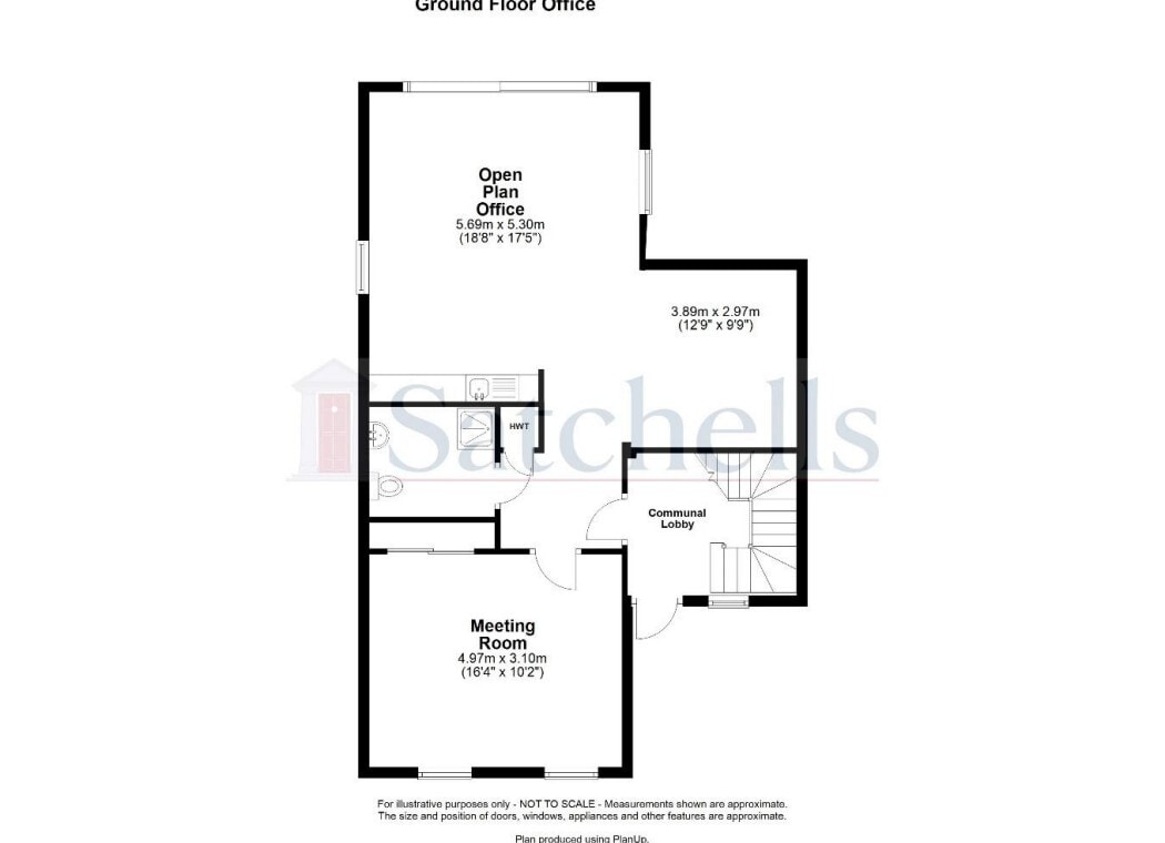 1 Collar Close, Shefford, BDF SG17 5YL - Lot Office 1 - - Plan d’étage - Image 1 of 1