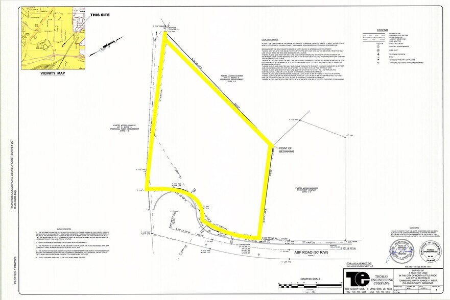 3300 Abf Rd, North Little Rock, AR à vendre - Plan de site – Image 1 sur 1