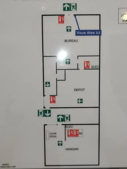 Local d’activités dans Biscarrosse à louer - Plan d’étage – Image 2 sur 2