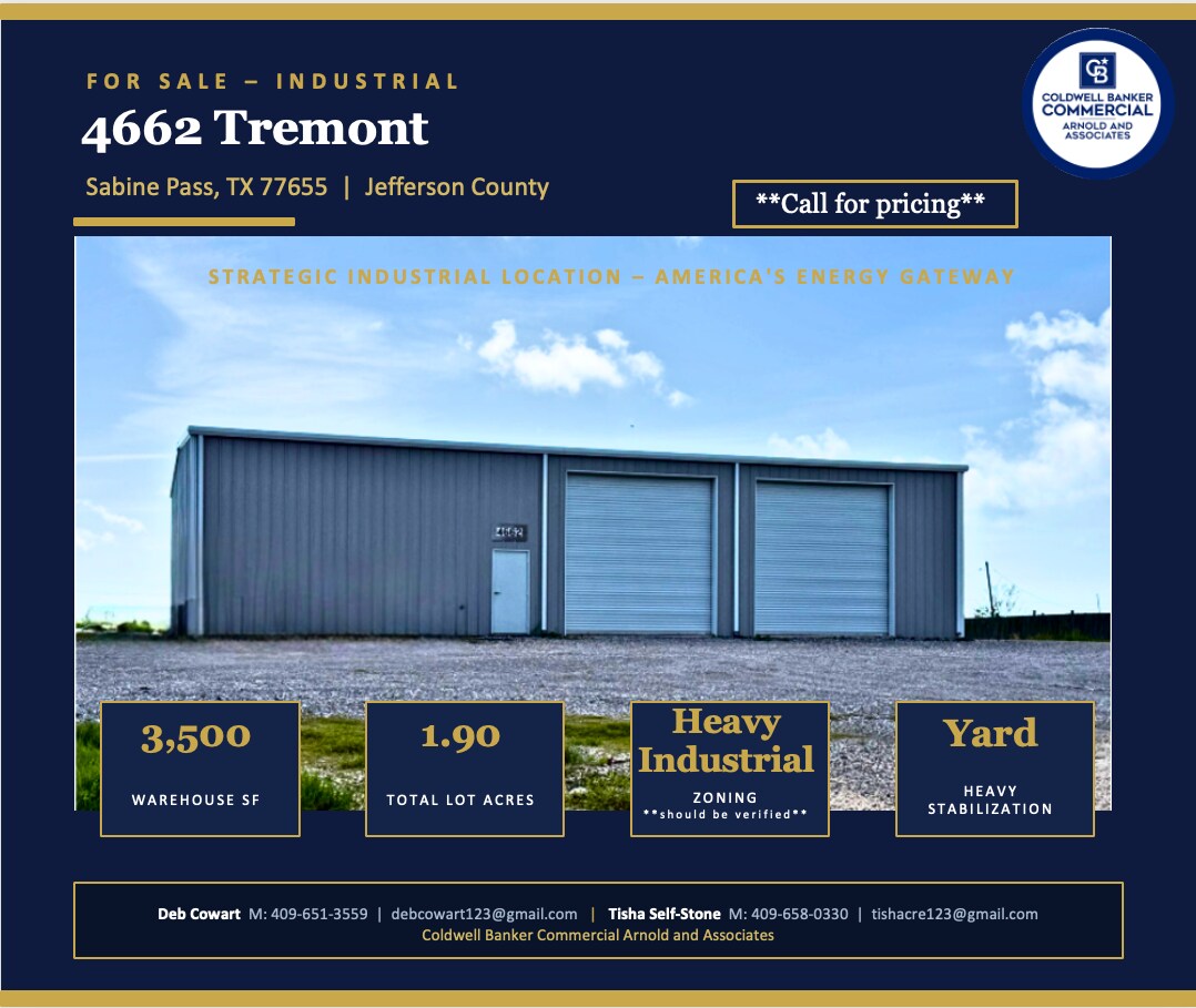 4662 Tremont St, Sabine Pass, TX à vendre Photo principale– Image 1 sur 6