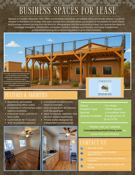 5065 Corrales Rd, Corrales, NM à louer - Photo de l’immeuble – Image 2 sur 17