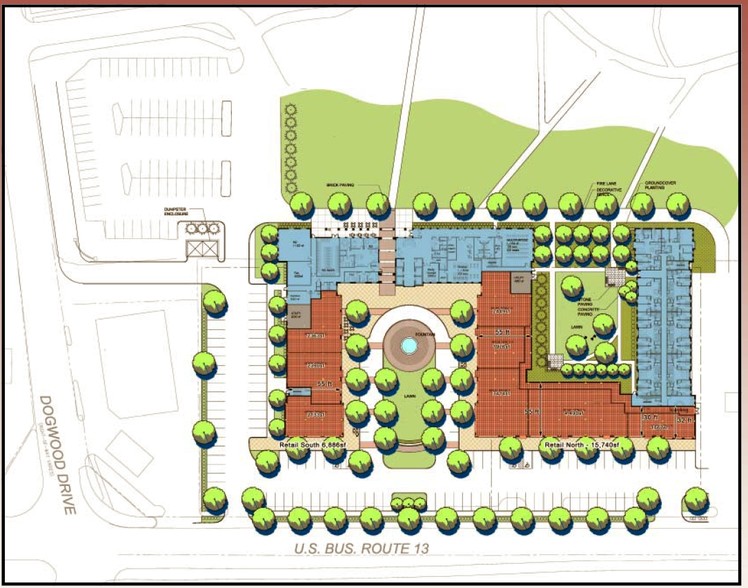 1306 S Salisbury Blvd, Salisbury, MD à louer - Plan de site – Image 3 sur 9