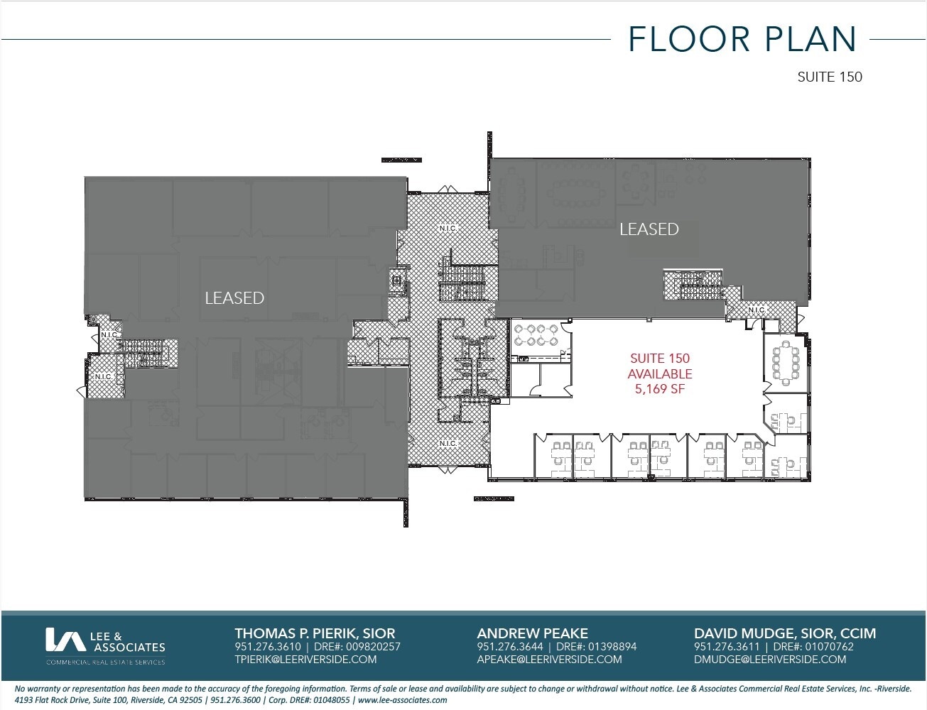 11801 Pierce St, Riverside, CA à louer Plan d’étage– Image 1 sur 1