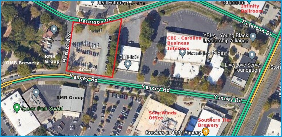 4044 Yancey Rd, Charlotte, NC à vendre - Photo principale – Image 1 sur 3