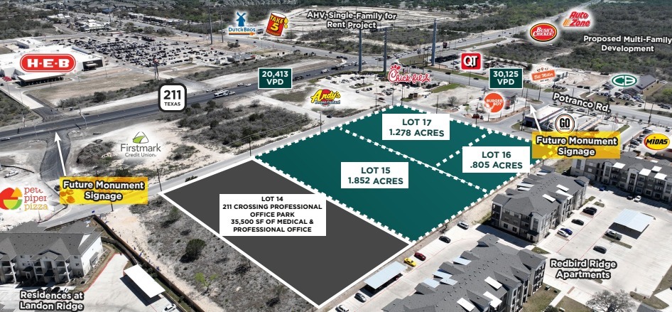 211 Crossing, San Antonio, TX à vendre - Photo de l’immeuble – Image 1 sur 4