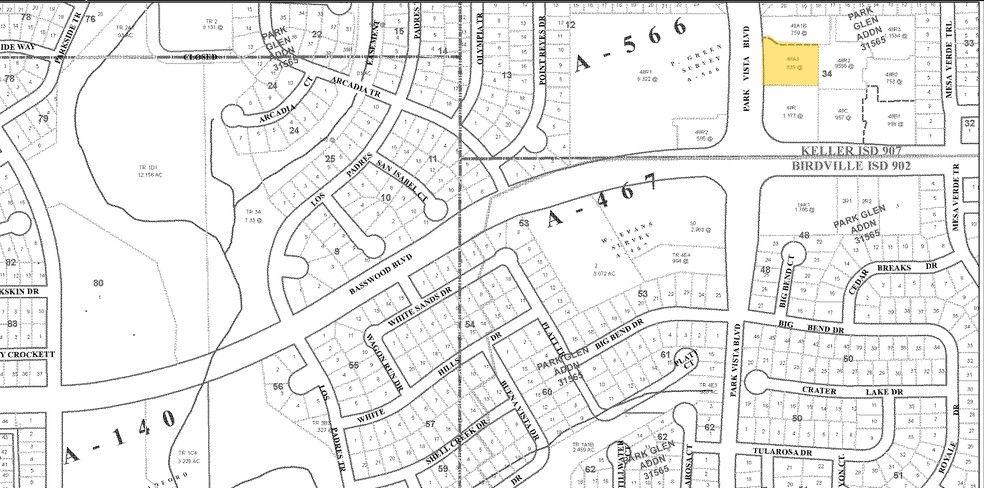 5407 Basswood Blvd, Fort Worth, TX à louer - Plan cadastral – Image 2 sur 27