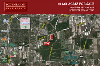 Plus de détails pour 110 Petro Ln, Houston, TX - Terrain à vendre