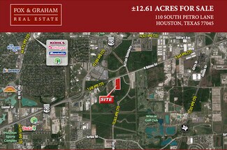 Plus de détails pour 110 Petro Ln, Houston, TX - Terrain à vendre