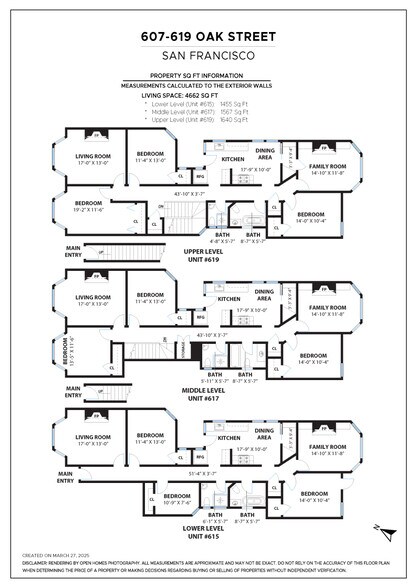 607-619 Oak St, San Francisco, CA à vendre - Plan d’étage – Image 2 sur 4