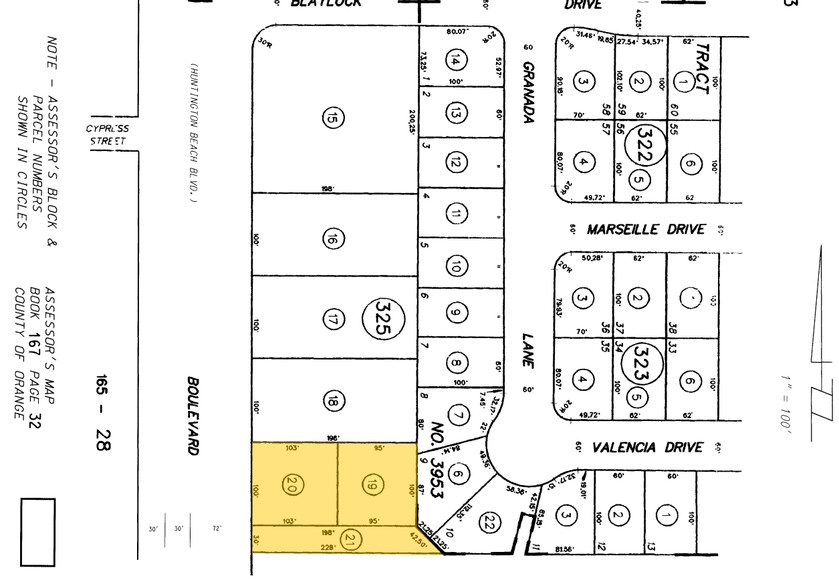 17222-17262 Beach Blvd, Huntington Beach, CA à vendre - Plan cadastral – Image 3 sur 5