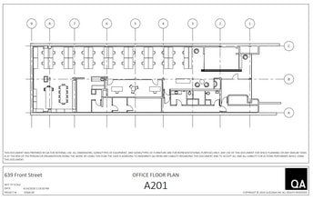639 Front St, San Francisco, CA à louer Plan d’étage– Image 1 sur 1