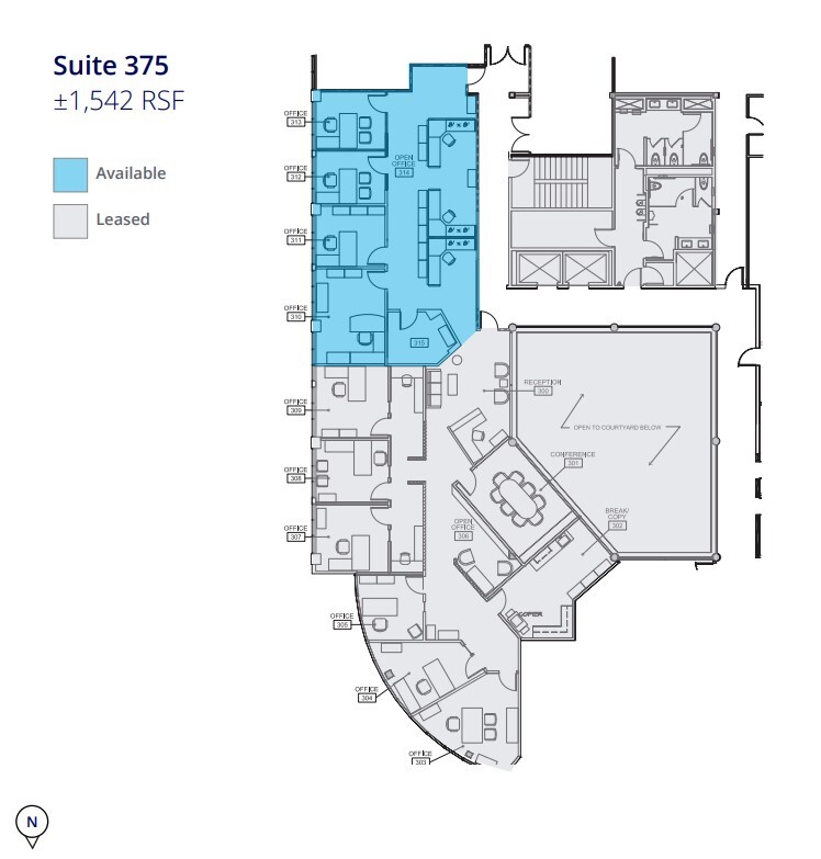 1655 N Main St, Walnut Creek, CA à louer Plan d’étage– Image 1 sur 1