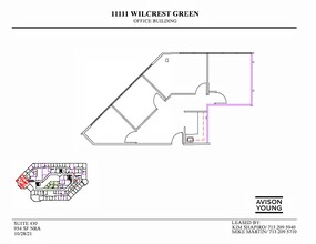 11111 Wilcrest Green Dr, Houston, TX à louer Plan d’étage– Image 1 sur 1