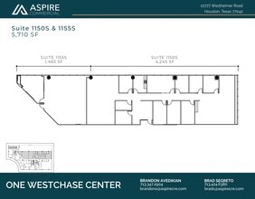 10777 Westheimer Rd, Houston, TX à louer Plan d’étage– Image 2 sur 2