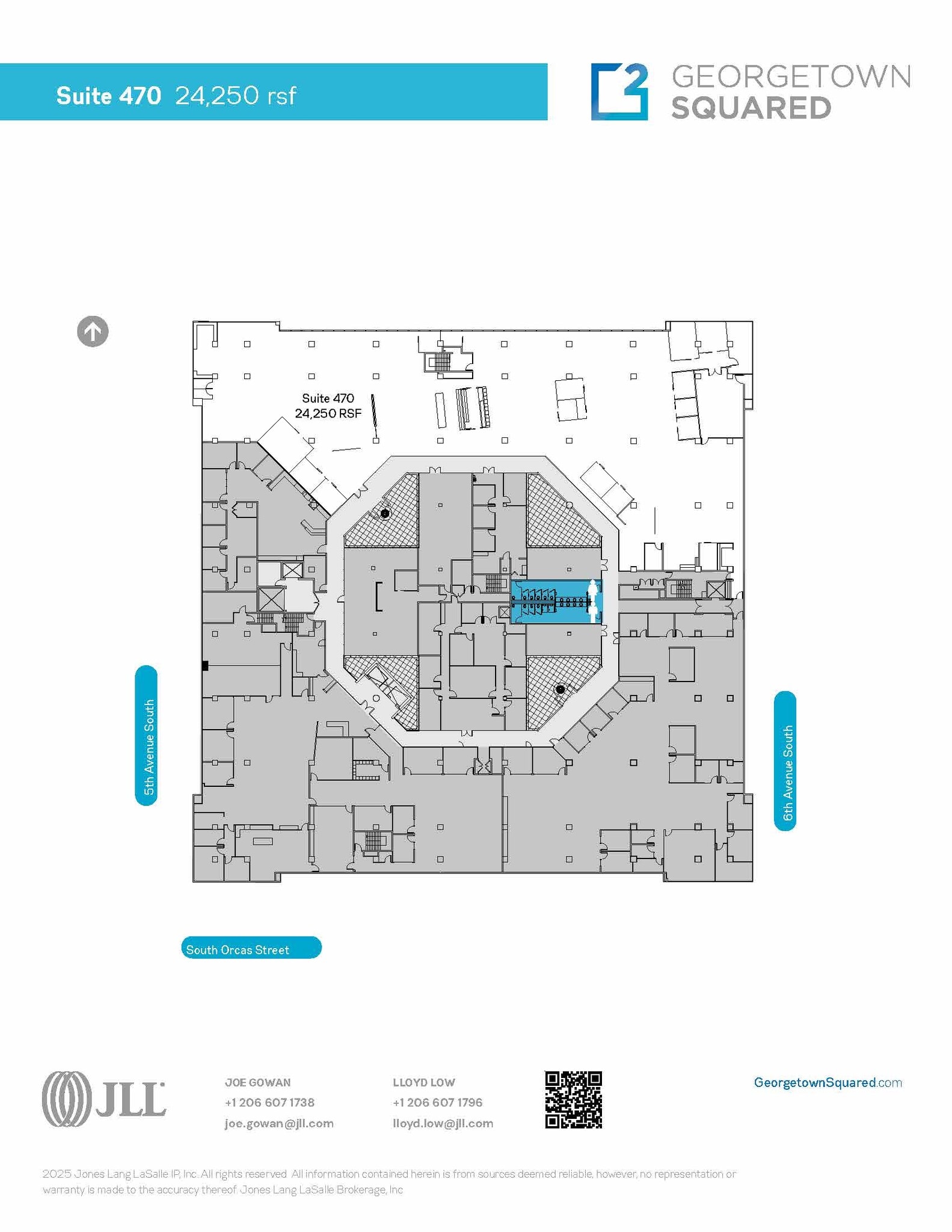 5601 6th Ave S, Seattle, WA à louer Plan d’étage– Image 1 sur 1
