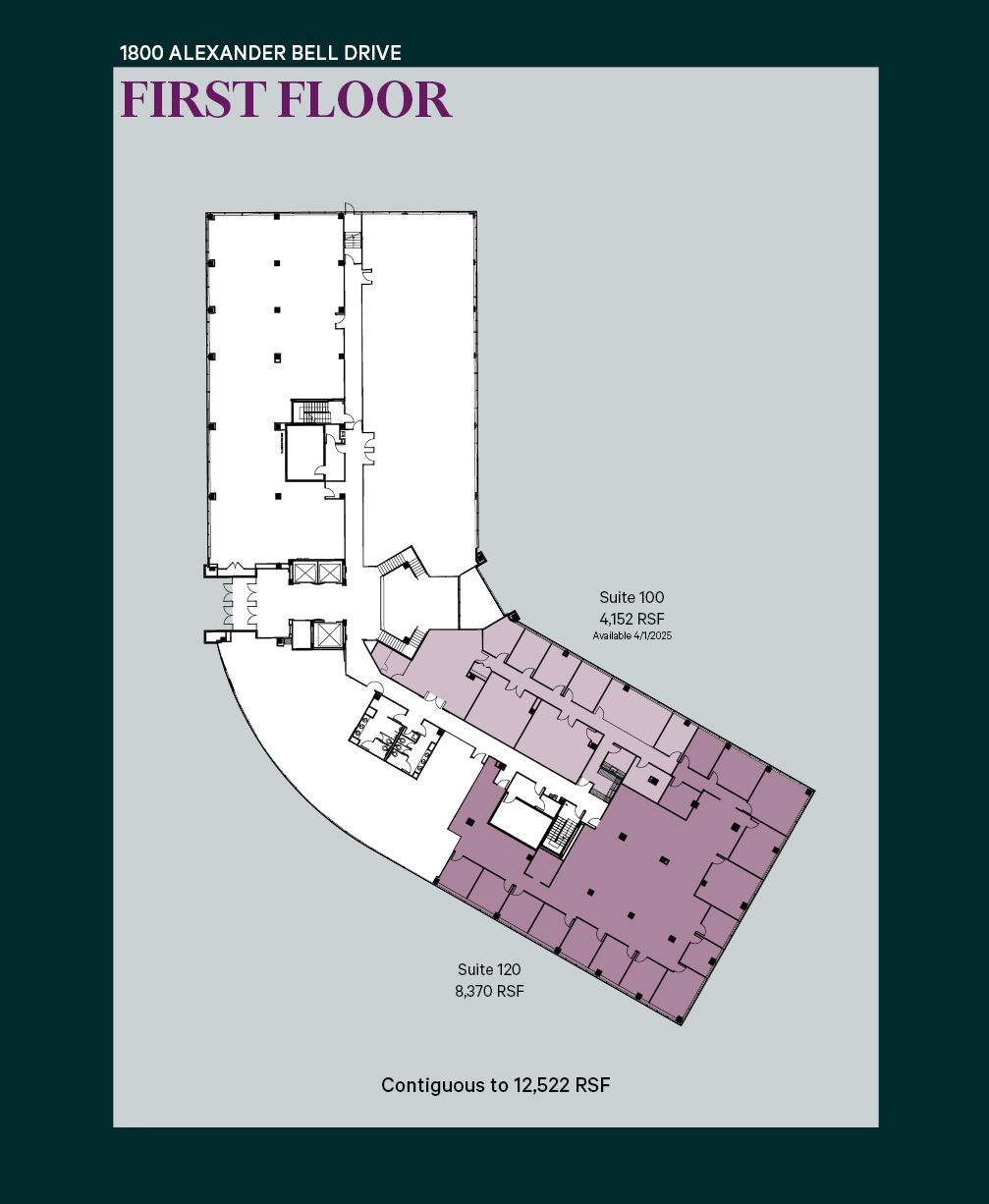1800 Alexander Bell Dr, Reston, VA à louer Plan d’étage– Image 1 sur 1