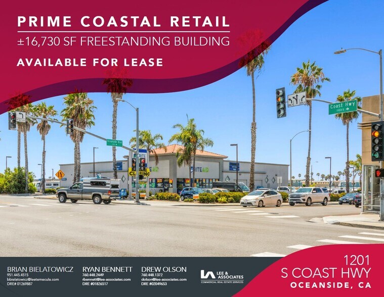 1201 S Coast Hwy, Oceanside, CA à louer - Photo de l’immeuble – Image 1 sur 5
