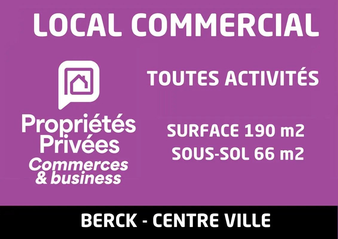 Local d'activités dans Berck à vendre Photo de l’immeuble– Image 1 sur 5